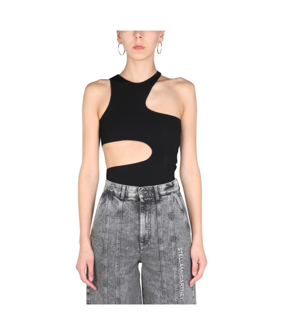 Tシャツ・カットソー STELLA MCCARTNEY COMPACT TOP WITH CUT OUT DETAILS Stella McCartney Compact Top With Cut Out Details | italist