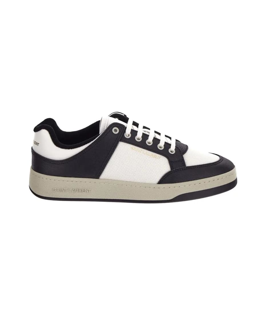 COURT CLASSIC SL/39 mid-top sneakers in grained leather, Saint Laurent