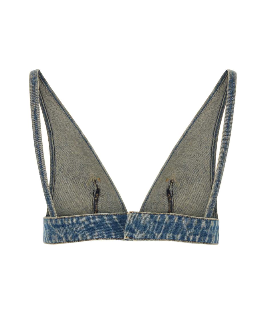 Prada Denim Crop-top | italist