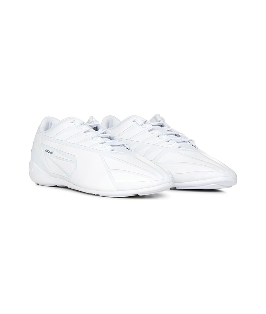 White Synthetic Leather Coperni X Puma Speedcat Sneakers italist