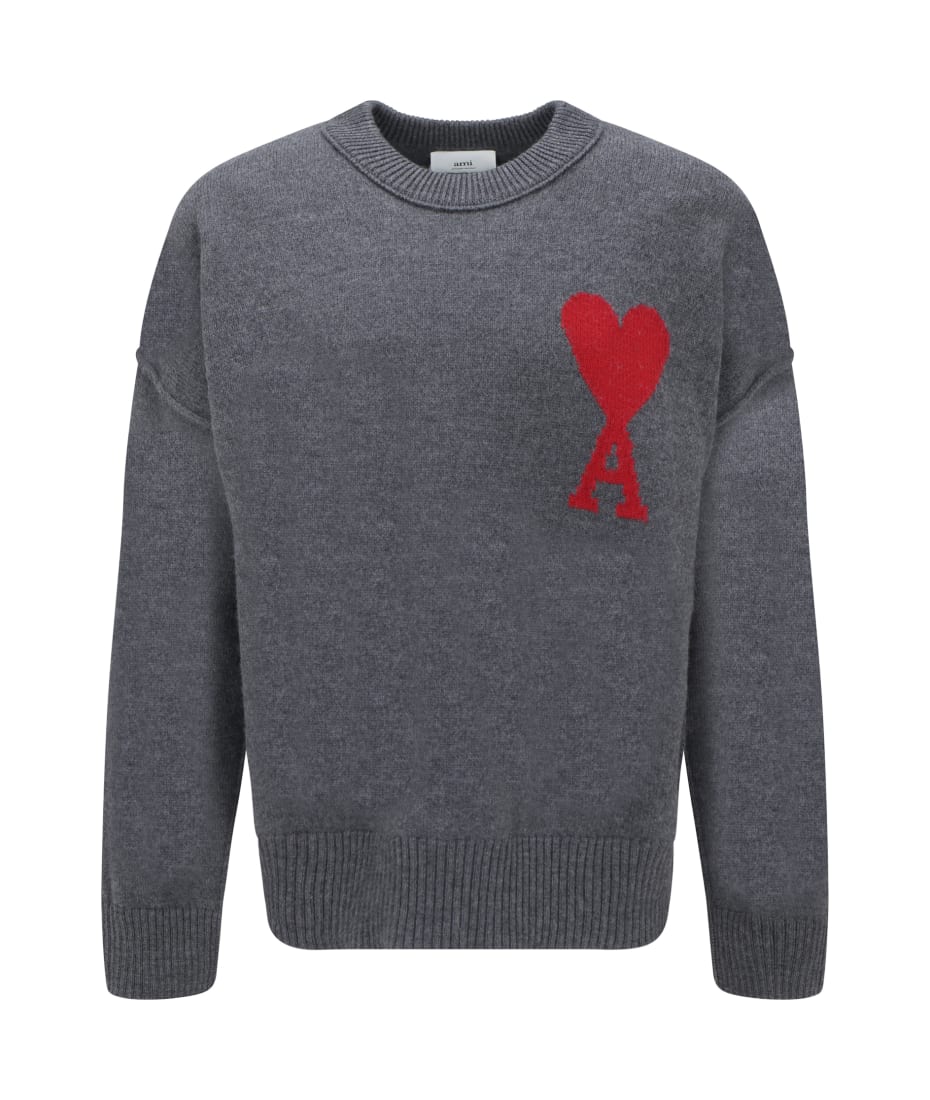 AMI Alexandre Mattiussi RED ADC SWEATER-