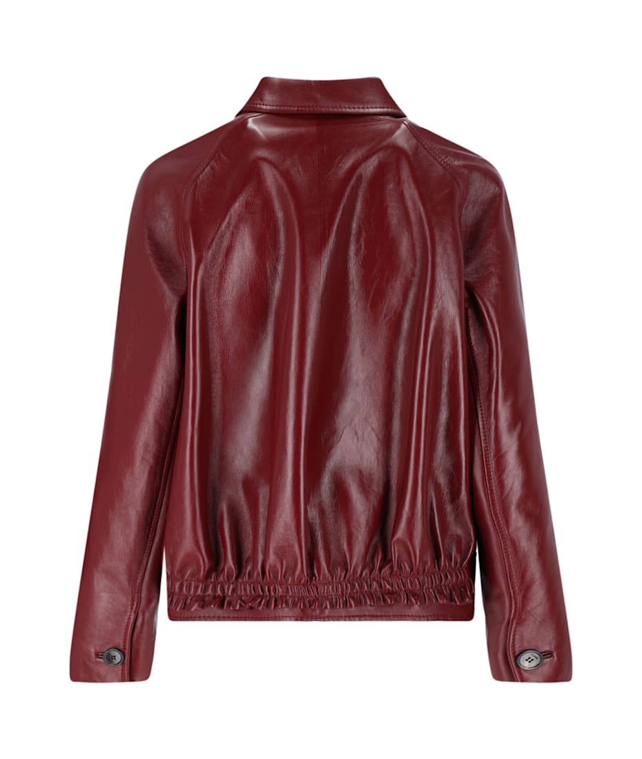 【送料&関税込】Gucci Leather Zip Jacket Gucci Leather Jacket | Black | FARFETCH