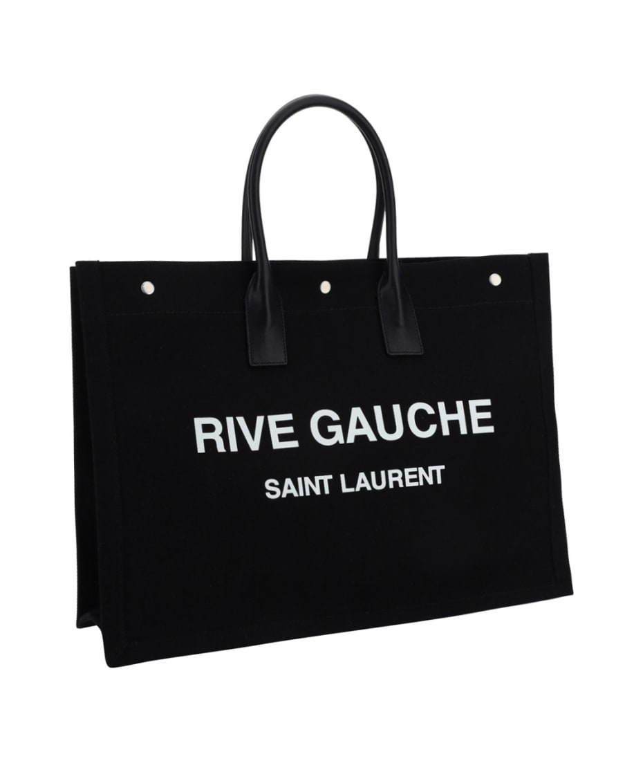 Saint Laurent Tote Bag - Nero/bianco/nero