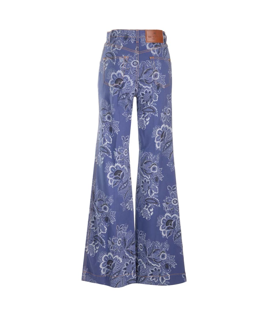 デニム・ジーパン ETRO Women Flare Pants WRNB0004AD247S9095 Grey Etro Denim flared jeans - Grey - Women | WRNB0004AD247S9095