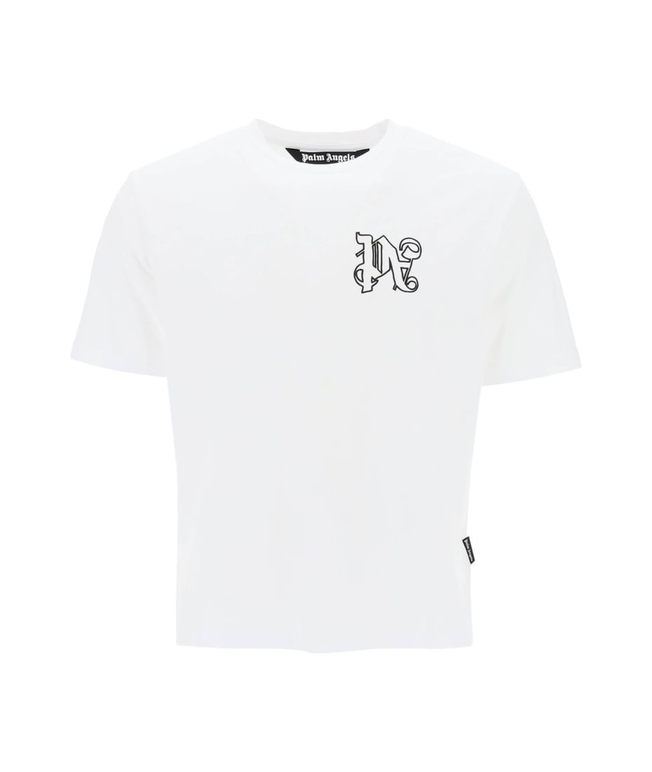 Palm Angels: White 'I Love PA' T-Shirt