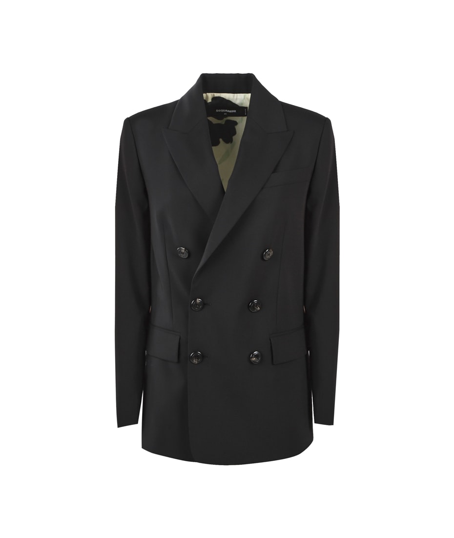 Dsquared2 Single-Breasted Blazer - Black