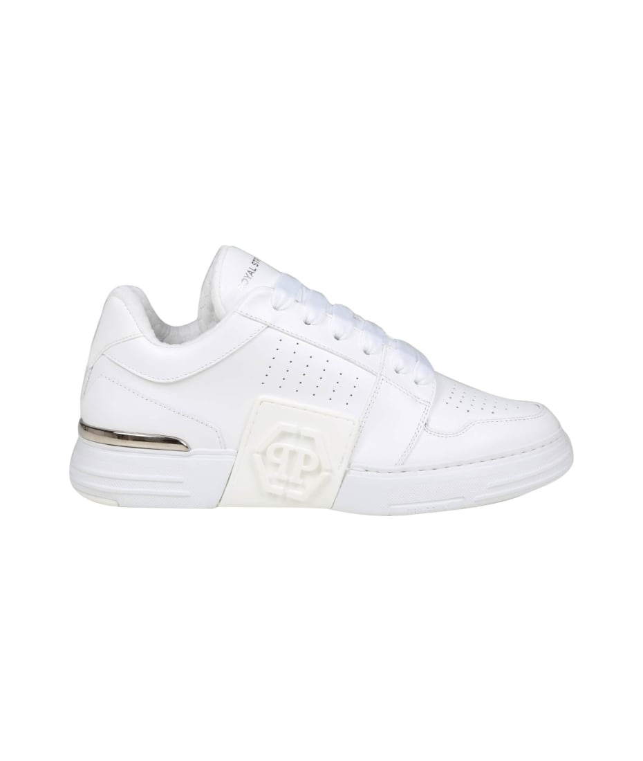 Leather Lo-Top Sneakers Iconic Plein