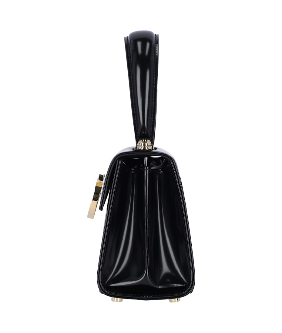 【送料&関税込】Ferragamo Iconic Medium Handbag Ferragamo Iconic top-handle Bag | Black | FARFETCH JO