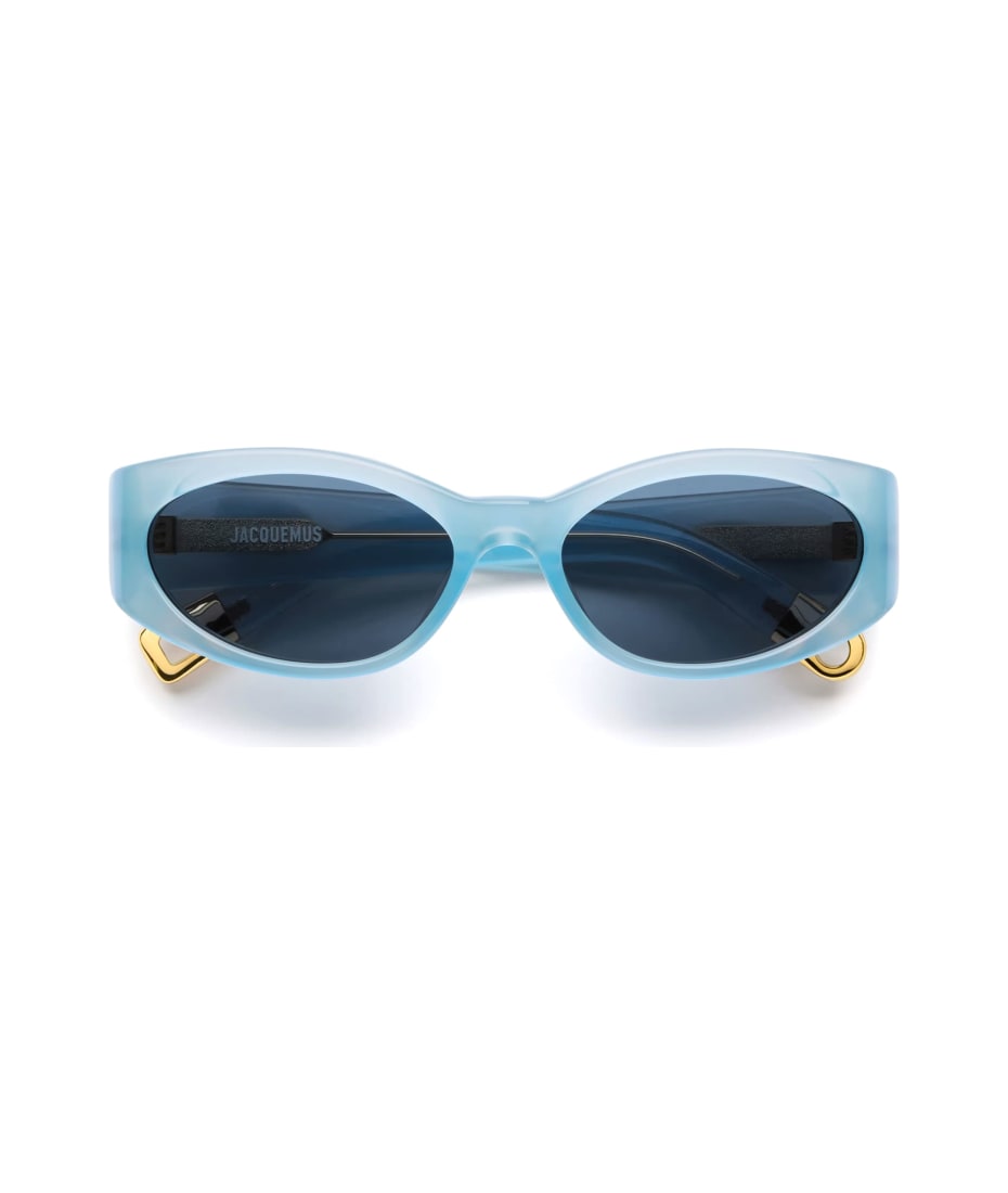 【送料&関税込】Jacquemus Ovalo - Light Blue Sunglasses - Un Jacquemus Ovalo - Light Blue Sunglasses | italist