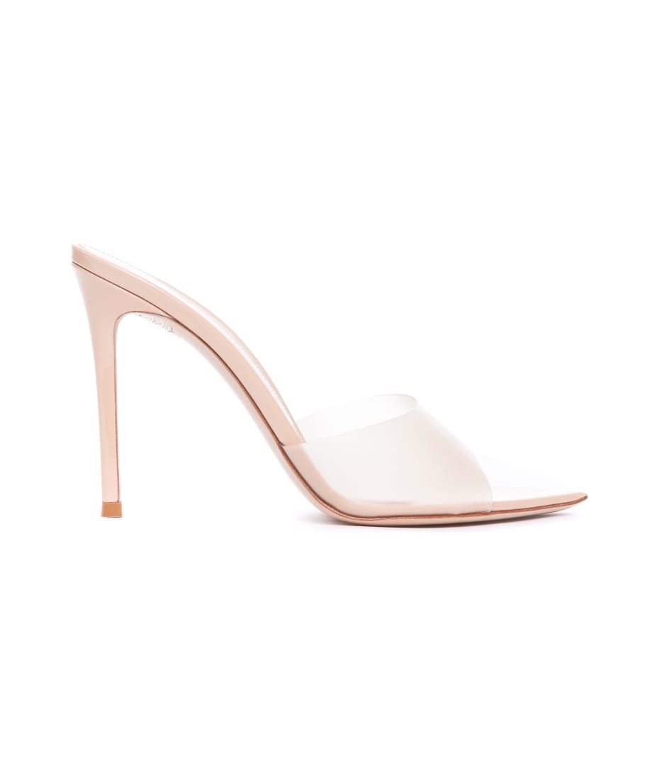 Gianvito Rossi Elle Glass Sandals - Pink