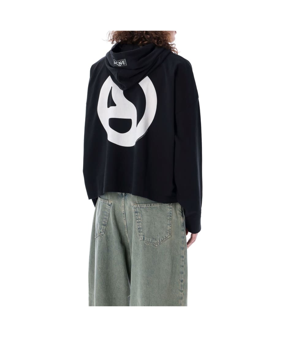 【送料&関税込】Acne Studios Logo Printed Drawstring Hoodie Acne Studios Logo Printed Drawstring Hoodie | italist