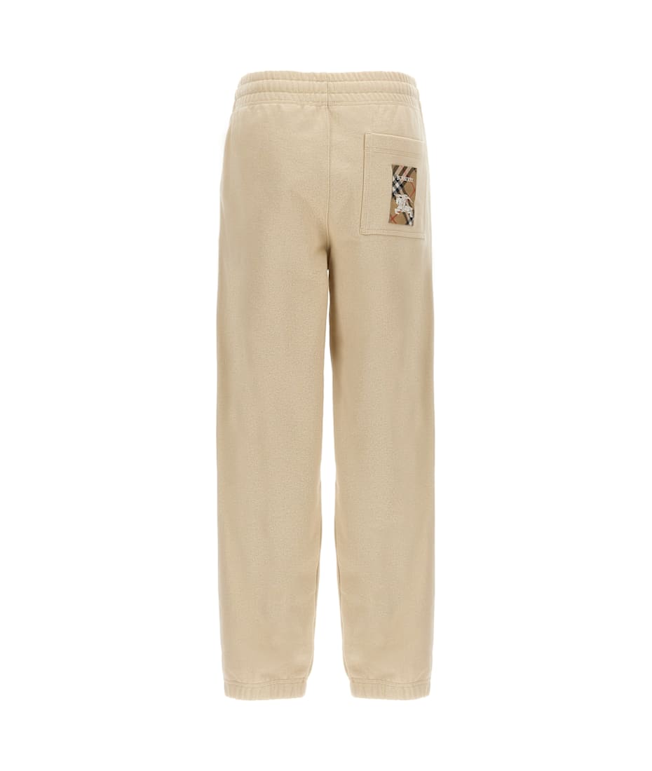 パンツ BURBERRY Logo joggers Beige 8103500 Burberry Logo Joggers | italist