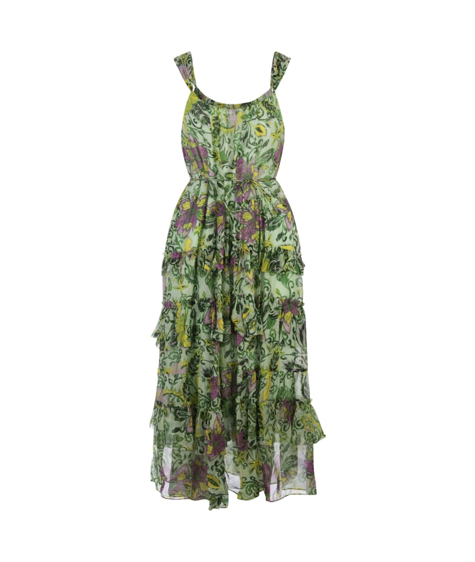 Diane Von Furstenberg Modena Dress In Garden Paisley Mint | italist, ALWAYS  LIKE A SALE