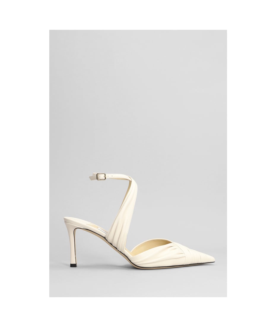 Jimmy Choo Basil 75 Pumps In White Leather | italist, ALWAYS LIKE