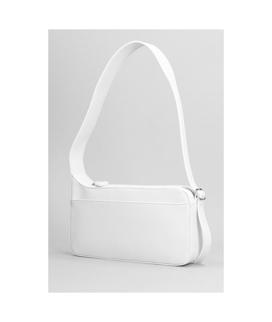 Courreges The One Leather Shoulder Bag in White