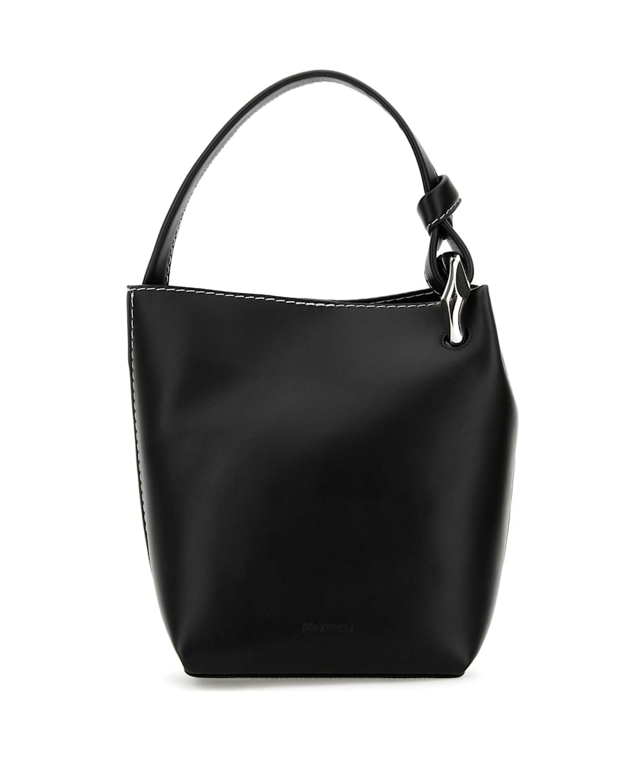 トートバッグ J W ANDERSON SS25 THE JWA CORNER BAG (HB0603 LA0351BLACK) JW Anderson The JWA Corner Tote Bag | Black | FARFETCH