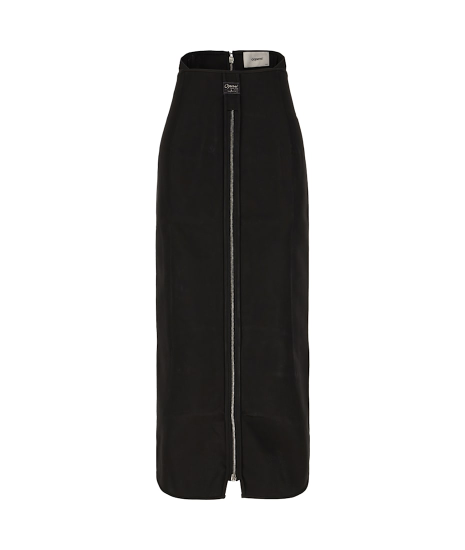 スカート COPERNI 'Long Zip' skirt Black COPJ75F3004 Coperni 'long Zip' Skirt | italist