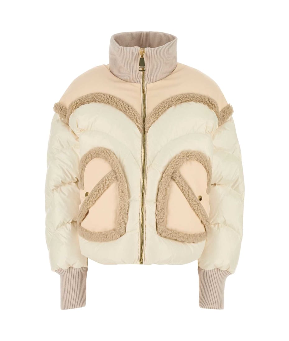 ダウンジャケット・コート KHRISJOY Ivory Nylon Corazon Down Jacket Khrisjoy Ivory Nylon Corazon Down Jacket | italist