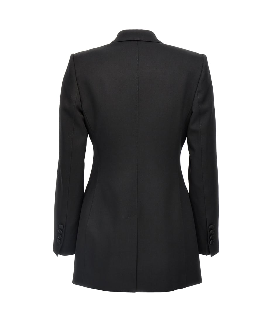 【関税&送料込】Dolce & Gabbana Giacca Turlington Single-breasted twill Turlington tuxedo jacket in Black for