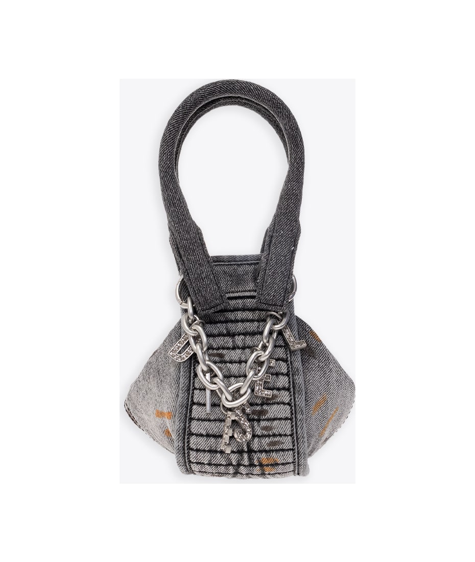 Diesel Charm-D Denim Shoulder Bag - Farfetch