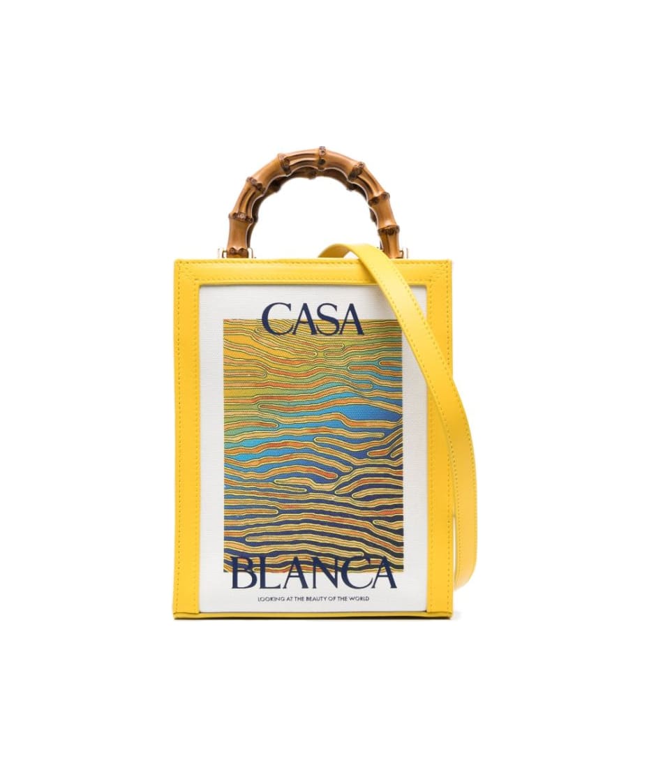 CASABLANCA 'jeanne Mini' Shoulder Bag in Yellow