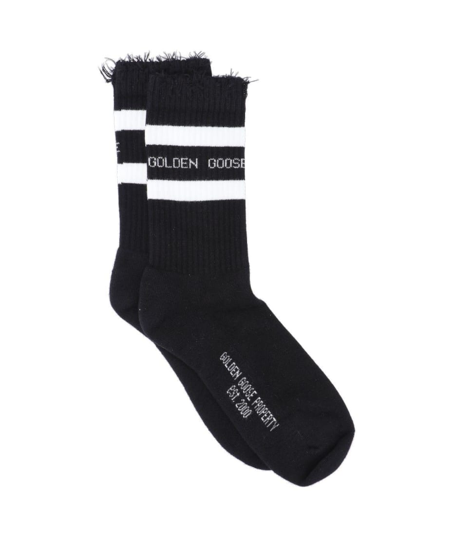 Golden Goose Logo Socks | italist