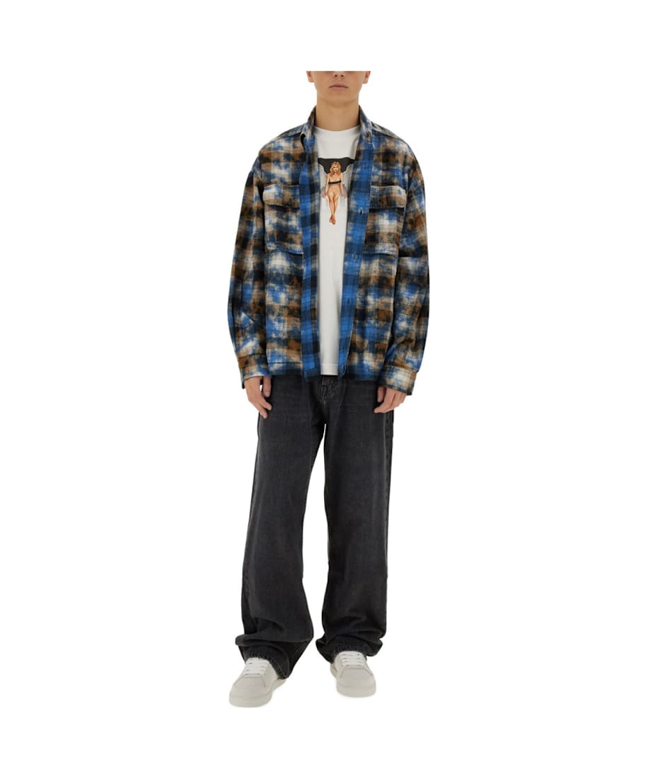 Palm Angels Plaid Shirt | italist