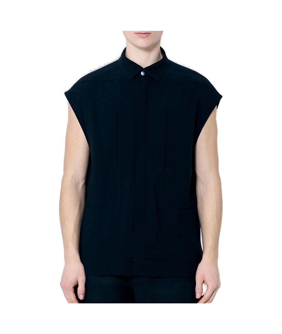 Rick Owens Hollywood Sleeveless Jumbo Outershirt | italist