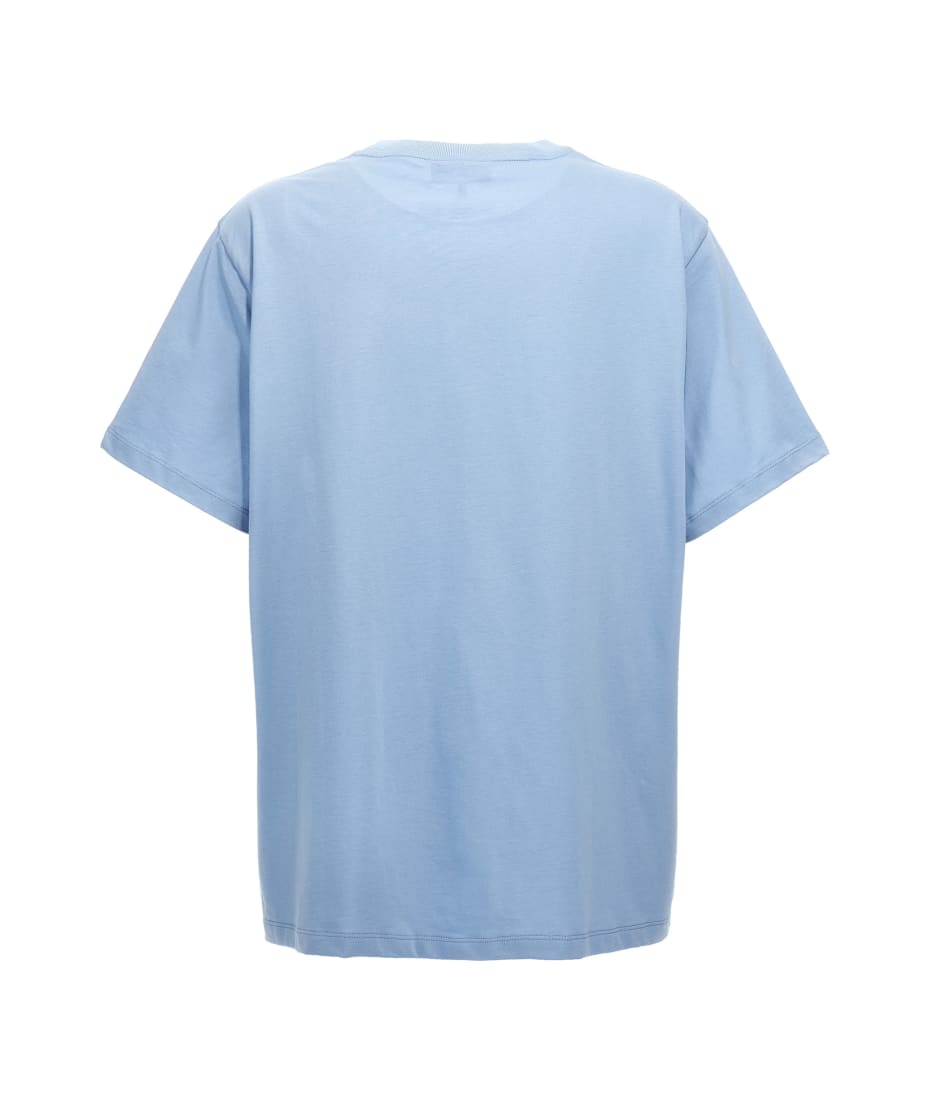 GANNI Tシャツ Tiger ホワイト Leopard White Basic Jersey Leopard Relaxed T-shirt | GANNI US