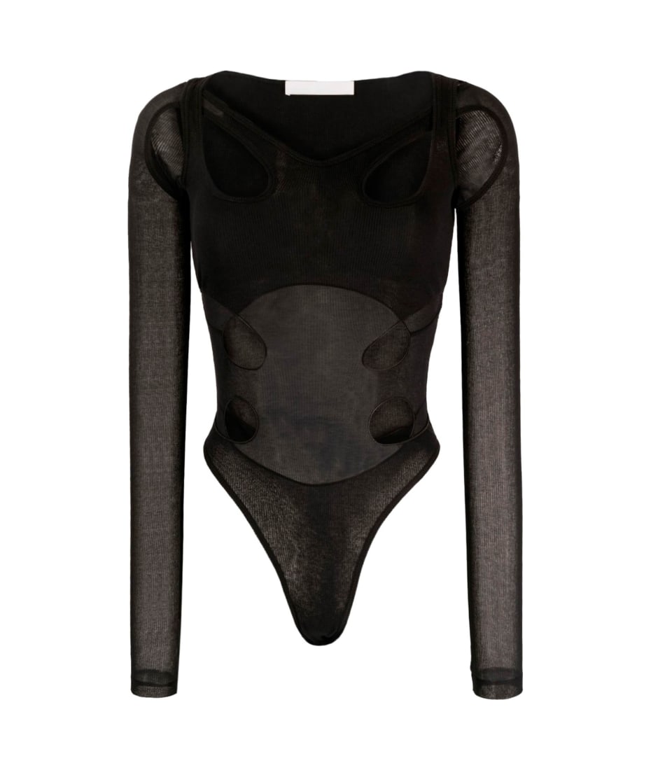 Dion Lee Long-sleeved Bodysuit With Cut-outs ボディスーツ 通販