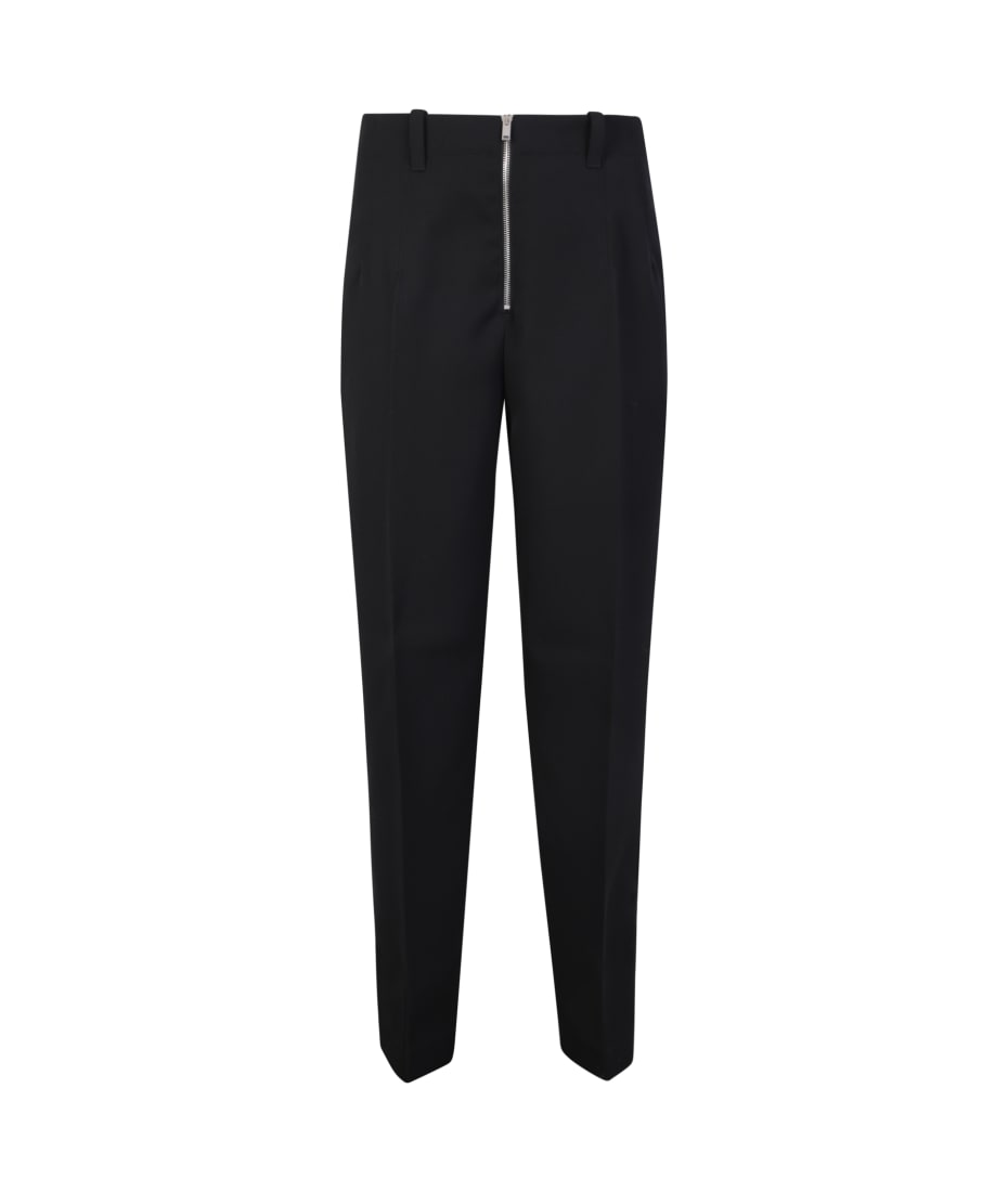Jil Sander Zip Trousers In Black | italist