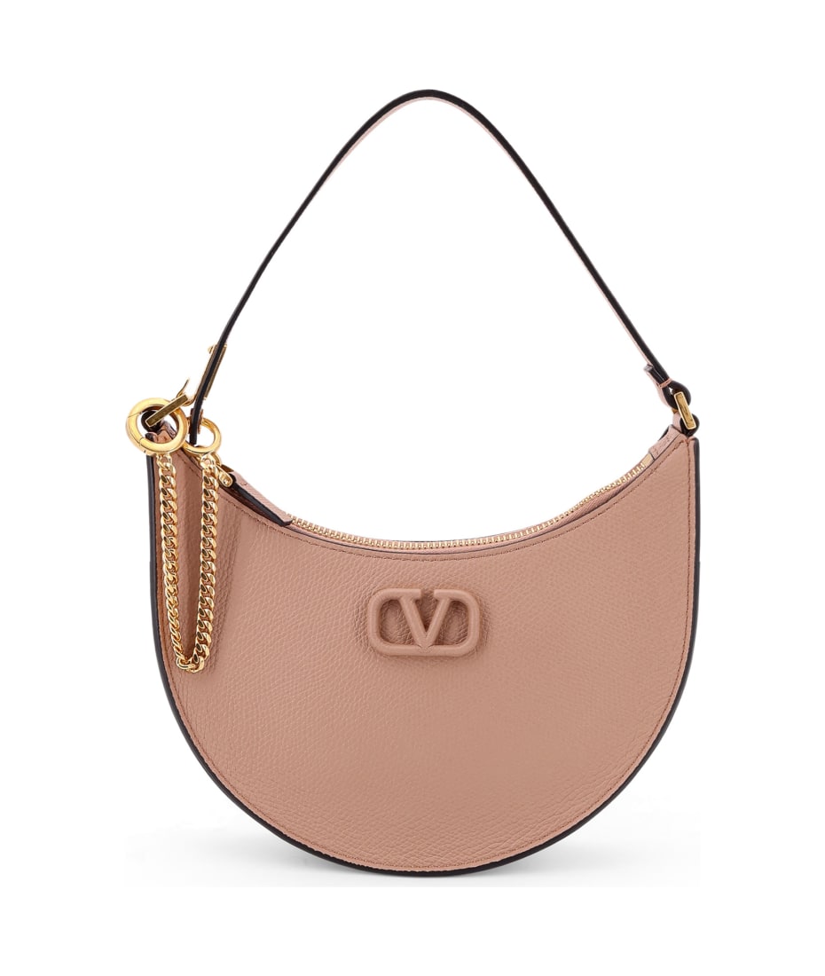 ショルダーバッグ・ポシェット VALENTINO IVORY LEATHER VLOGO SIGNATURE SHOULDER BAG Valentino Garavani Ivory Leather Vlogo Signature Shoulder