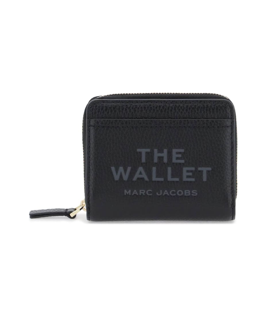 ★追跡&関税込【MARC JACOBS】THE LEATHER COMPACT WALLET MINI Marc Jacobs The Mini Compact Wallet | Neutrals | FARFETCH CA