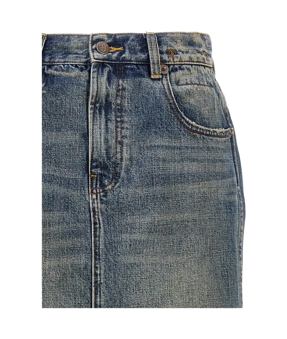 R13 'devon Side Slit' Skirt | italist