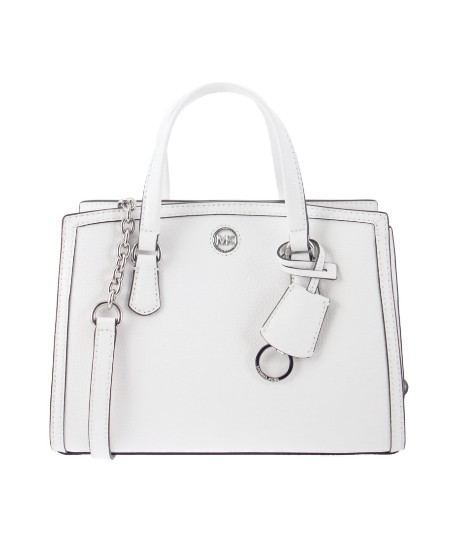 Michael Kors Marilyn Medium Satchel Optic White One Size : Clothing, Shoes  & Jewelry 