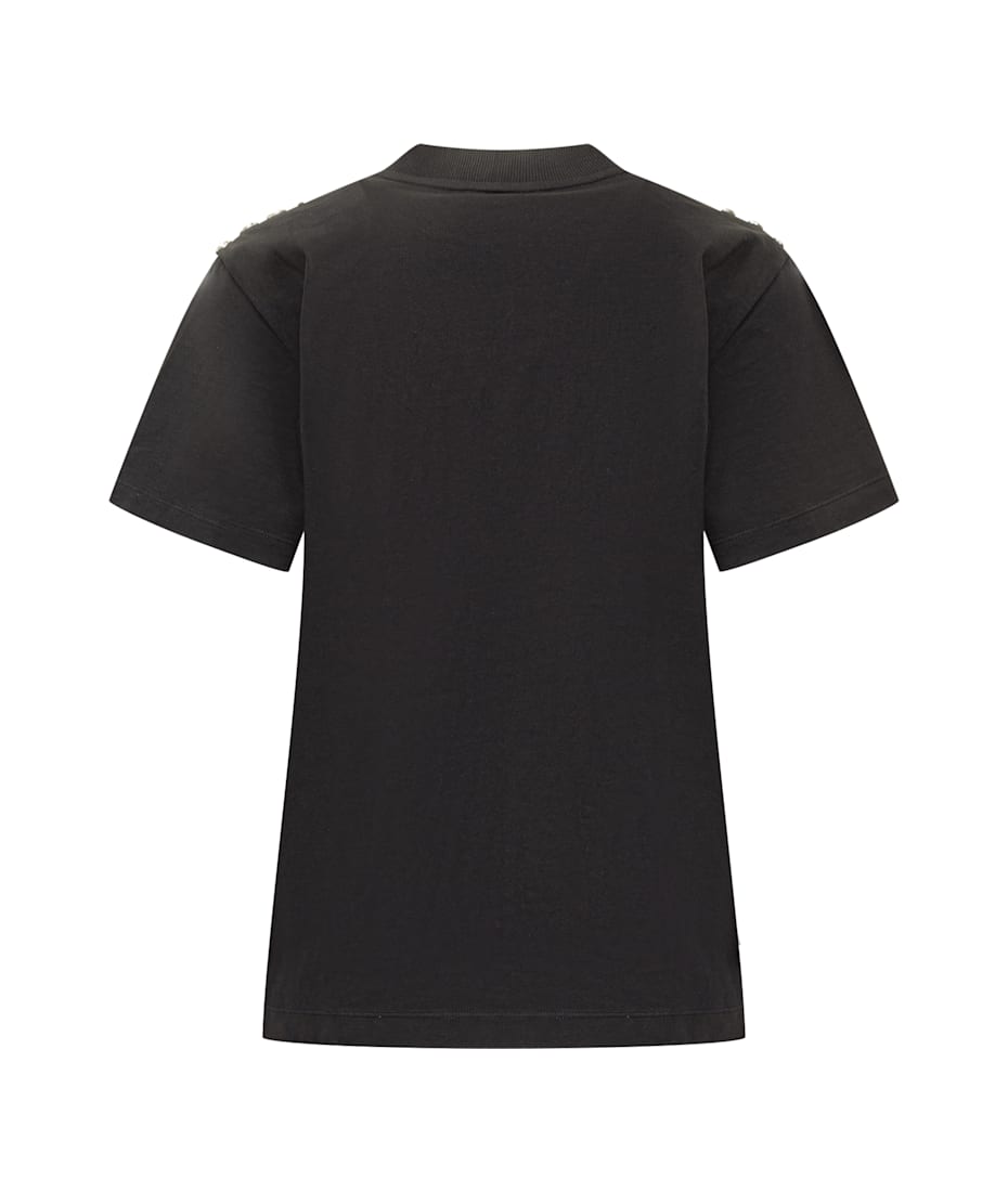 【関税込み】DES PHEMMES SHIRT WITH RHINESTONE Des Phemmes T-shirt With Rhinestones | italist