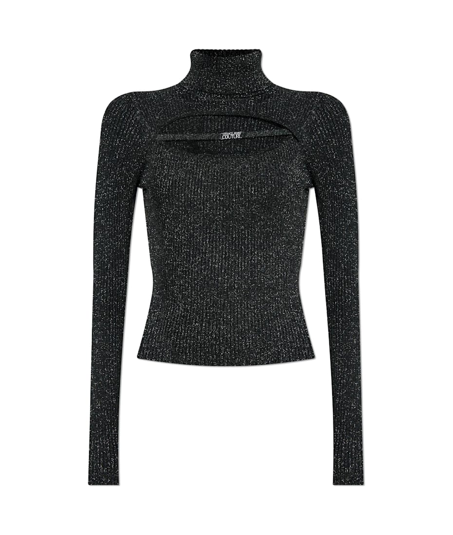 Versace Jeans Couture Turtleneck With Logo | italist, ALWAYS Versace Jeans Couture Turtleneck With Logo | italist, ALWAYS