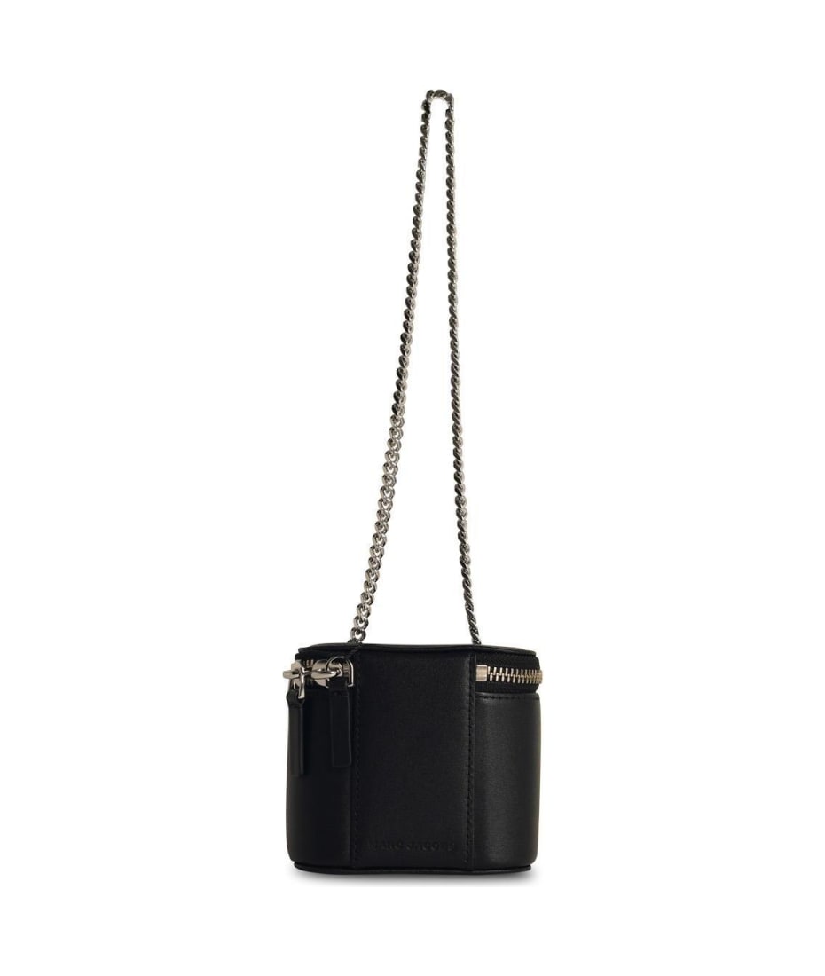 Marc Jacobs The Vanity Logo Plaque Zipped Mini Crossbody Bag