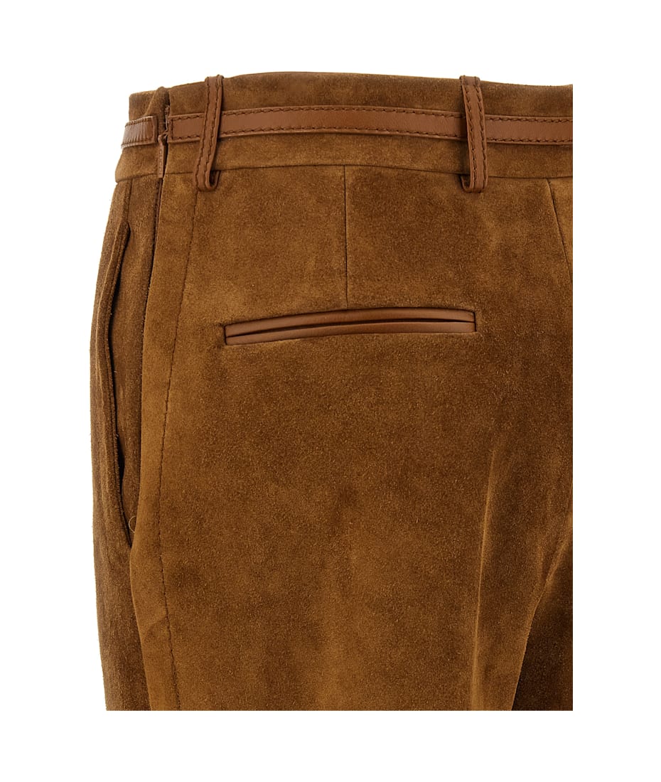 パンツ gucci Suede pants Gucci Suede Pants | italist