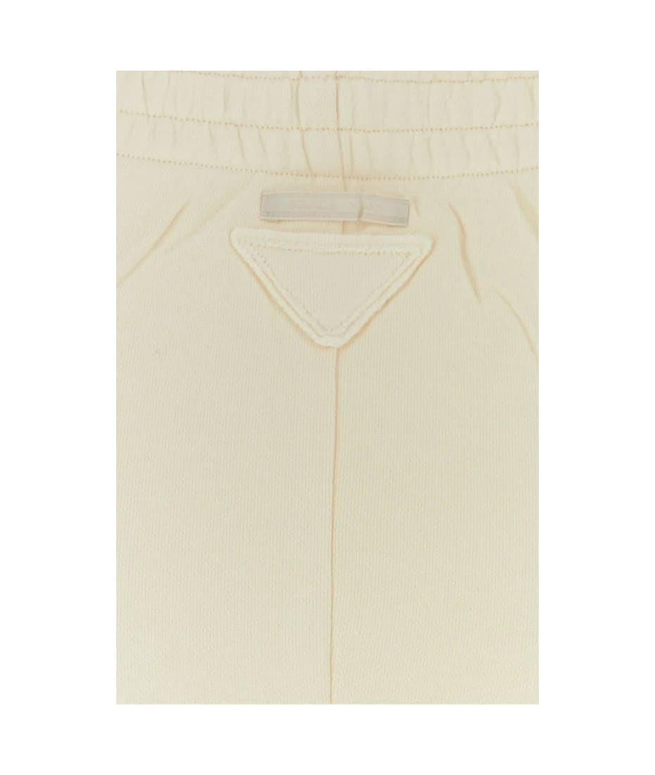 Prada Cream Cotton Skirt | italist