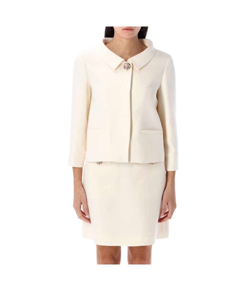 【関税込み】VALENTINO GARAVANI CREPE JACKET Valentino Garavani Crepe Couture Jacket | Saks Fifth Avenue