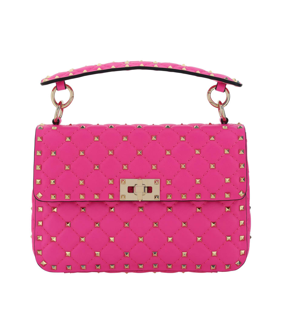 Valentino Garavani Pink medium Rockstud Spike bag