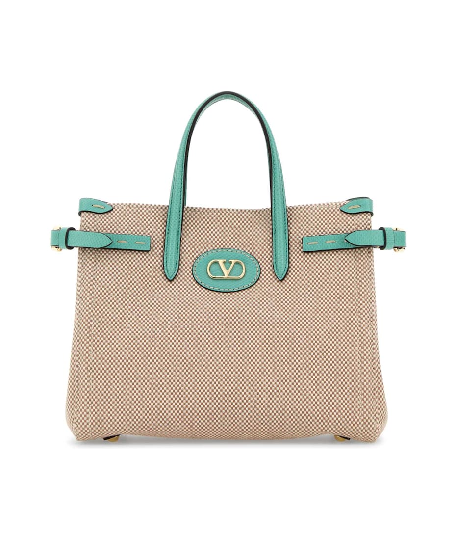 ハンドバッグ 25SS Valentino Garavani Two-Tone Canvas Antibes H Valentino Garavani Two-tone Canvas Antibes Handbag | italist