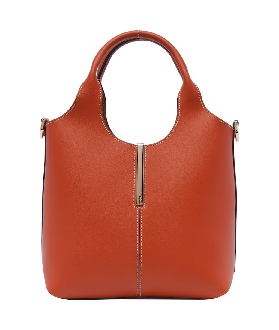 Tod's Mini Leather Shopping Tote Bag | italist