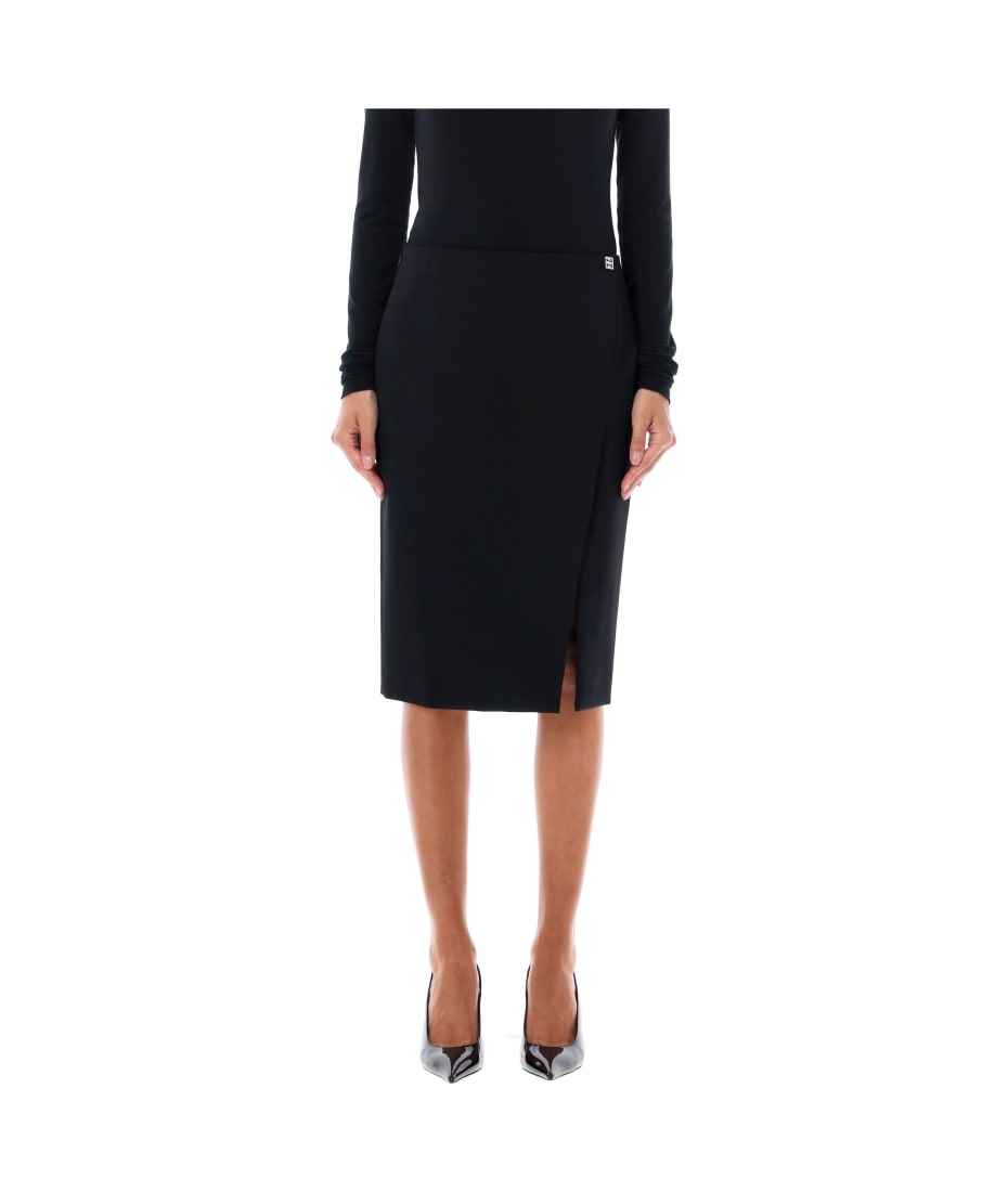 スカート GIVENCHY FW24 LONGUETTE SKIRT (BW40V615CT 001) Givenchy Longuette Skirt | italist
