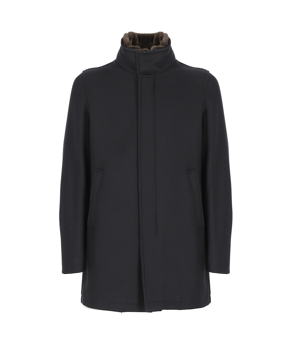 【関税&送料込み】Herno Flared Padded Wool Coat Clothing Herno Wool Coat | italist