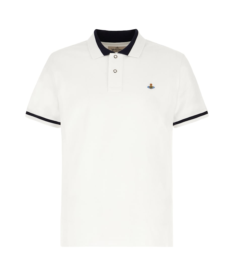 Vivienne Westwood White Piquet Polo Shirt | italist, ALWAYS LIKE A
