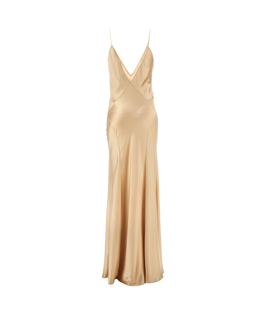 Saint Laurent Satin Silk Dress | italist
