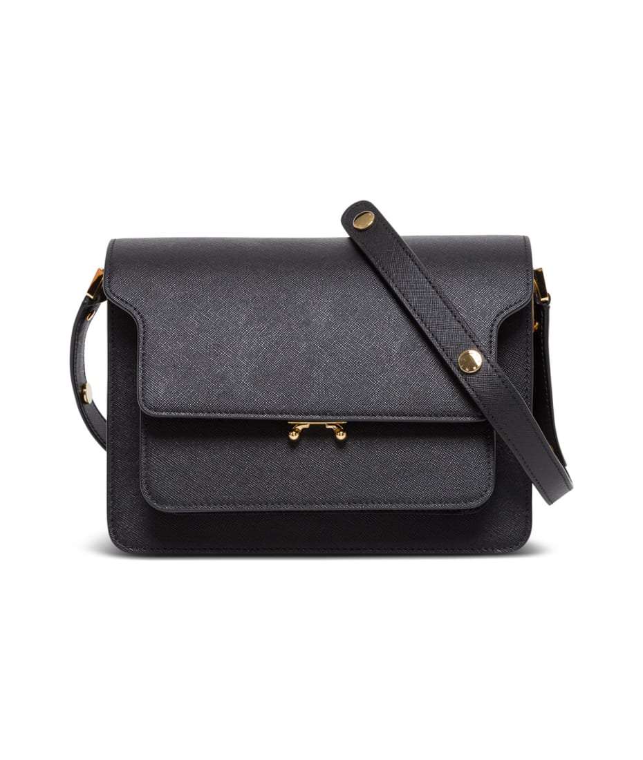 ショルダーバッグ・ポシェット MARNI Woman Crossbody bags Black SBMPN09NO1LV520 ZN99N Buy Marni women black crossbody bag with coin holder for