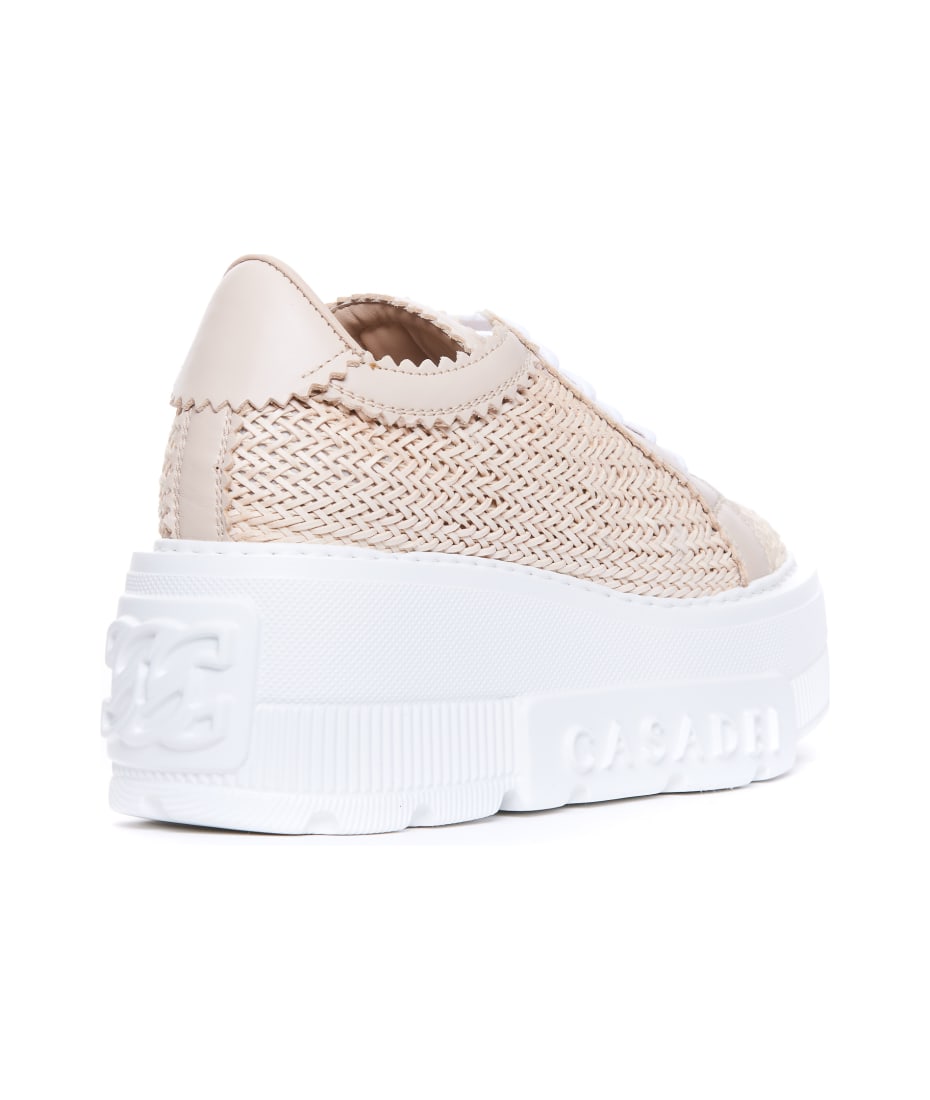 スニーカー CASADEI Women Sneakers 2X896U0701HANOI3301 SPIAGGIARO BEIGE Nexus Hanoi Sneakers in Sky for Women | Casadei®